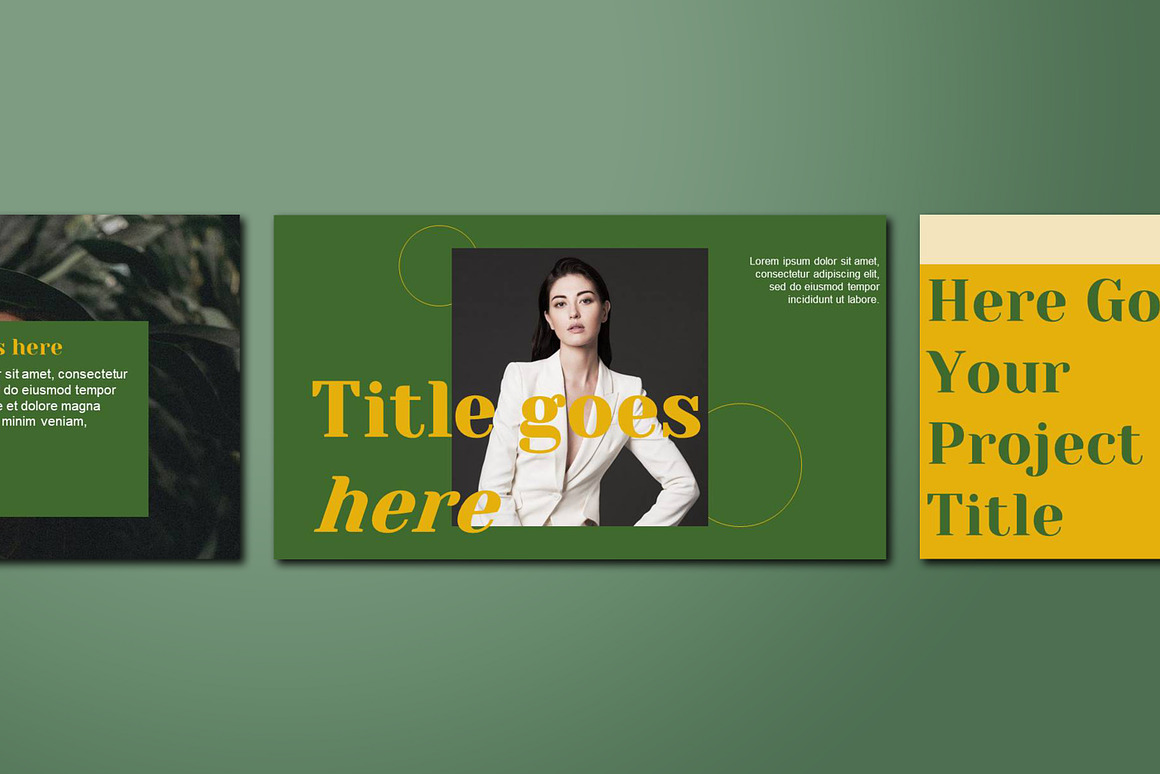 欧美大胆配色商业宣传PPT主题演讲模板 LUWIN PowerPoint Template 幻灯图表 sucaiwan.com