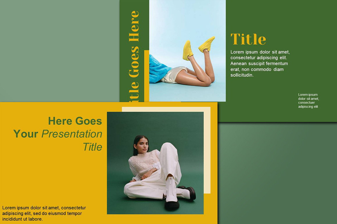 欧美大胆配色商业宣传PPT主题演讲模板 LUWIN PowerPoint Template 幻灯图表 sucaiwan.com