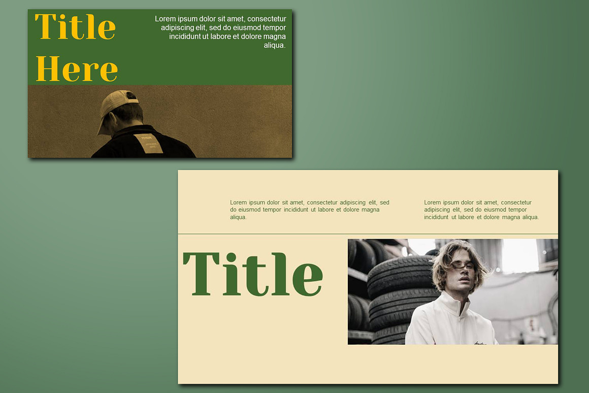 欧美大胆配色商业宣传PPT主题演讲模板 LUWIN PowerPoint Template 幻灯图表 sucaiwan.com