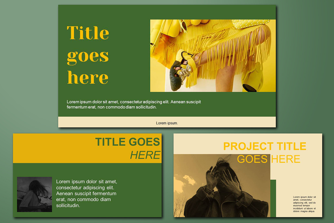 欧美大胆配色商业宣传PPT主题演讲模板 LUWIN PowerPoint Template 幻灯图表 sucaiwan.com