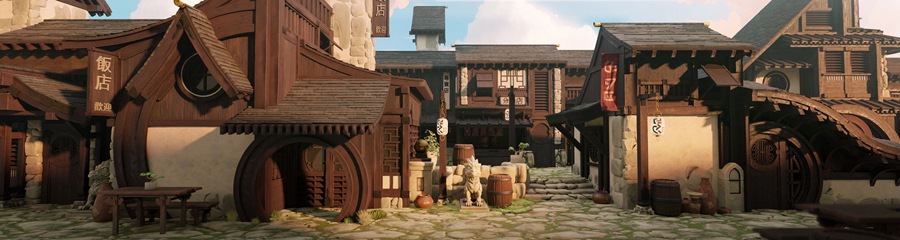 340组复古中世纪亚洲中式日式古代建筑3D模型资产预设 Absorb3D – Medieval Asia 插件预设 sucaiwan.com