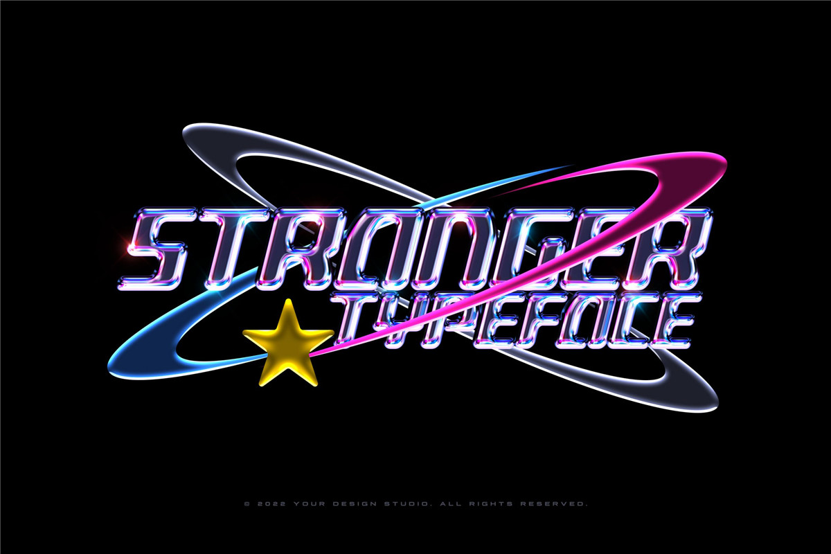 复古酸性Y2K金属镀铬3D立体文本标题logo特效PSD样机 Y2K Chrome Logo / Text Effect Vol. 07 插件预设 第1张-素材湾丨精选海外优质设计素材资源 复古酸性Y2K金属镀铬3D立体文本标题logo特效PSD样机 Y2K Chrome Logo / Text Effect Vol. 07 插件预设 sucaiwan.com