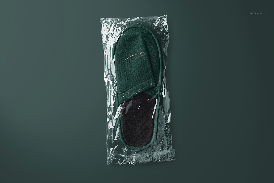 4款高级逼真酒店旅馆宾馆一次拖鞋设计展示效果图PS贴图样机模板素材 Hotel Slippers Mockup Set by Creatsy 样机素材 第7张-素材湾丨精选海外优质设计素材资源 4款高级逼真酒店旅馆宾馆一次拖鞋设计展示效果图PS贴图样机模板素材 Hotel Slippers Mockup Set by Creatsy 样机素材 sucaiwan.com