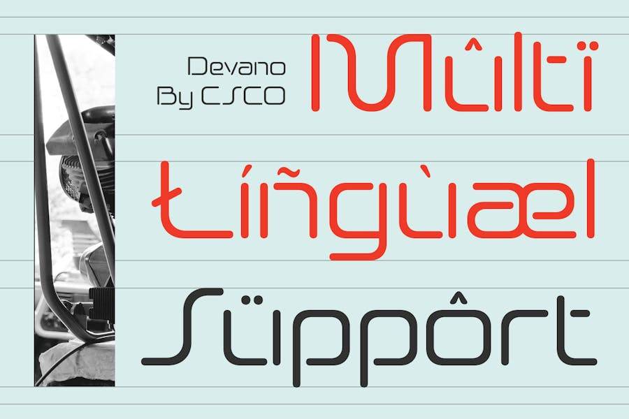 现代时尚未来派品牌海报徽标设计装饰英文字体安装包 Devano – Futuristic Font 设计素材 第8张-素材湾丨精选海外优质设计素材资源 现代时尚未来派品牌海报徽标设计装饰英文字体安装包 Devano – Futuristic Font 设计素材 sucaiwan.com