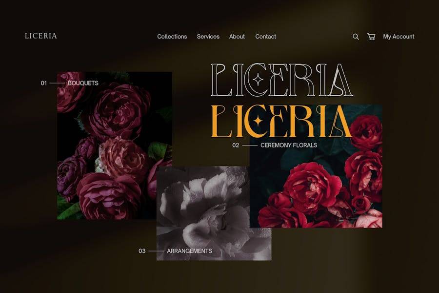 优雅复古杂志品牌包装徽标设计衬线英文字体安装包 Merdeka Mahardika – Logo Font 设计素材 sucaiwan.com