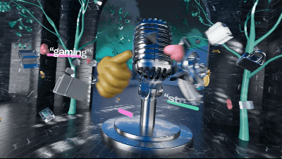 AE模板：新潮风格3D音乐节目综艺娱乐开场片头横/竖屏LOGO展示 , sucaiwan.com