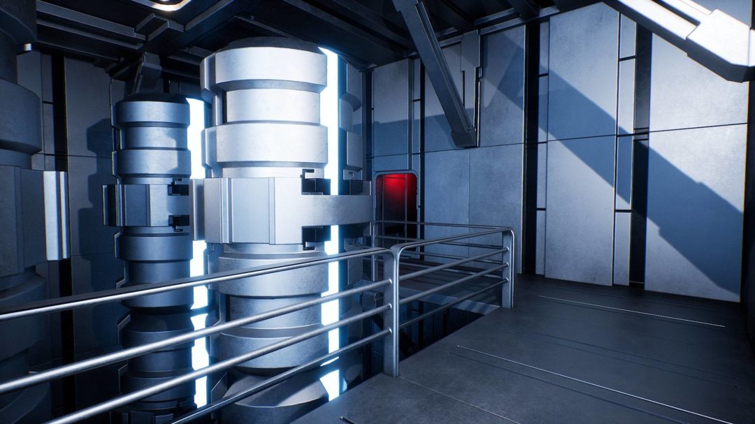 UE素材 未来科幻赛博朋克飞船走廊房间大厅场景3D模型 Unreal Engine – Sci-Fi Interior Pack 样机素材 sucaiwan.com