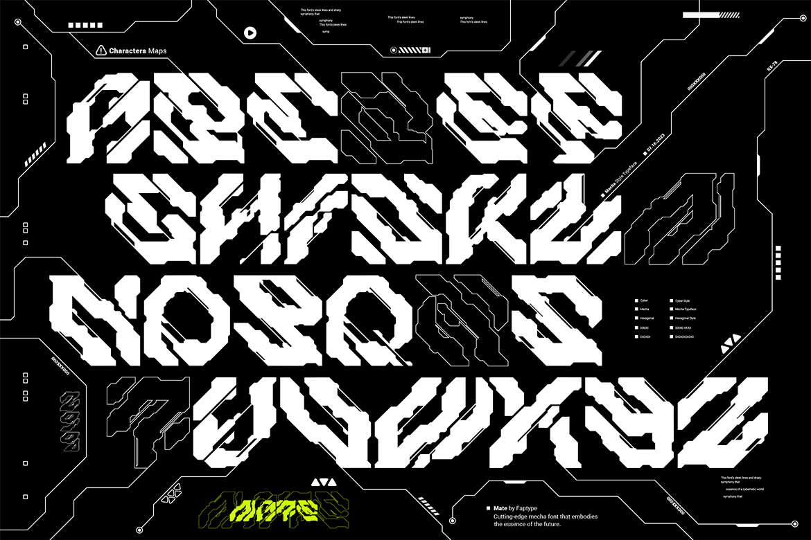 英文字体:4款未来科技赛博现代机甲排版标题logo徽标设计感装饰字体 Mate Modern Mecha Font Vol. 2 , 第1张-素材湾丨精选海外优质设计素材资源 英文字体:4款未来科技赛博现代机甲排版标题logo徽标设计感装饰字体 Mate Modern Mecha Font Vol. 2 , sucaiwan.com