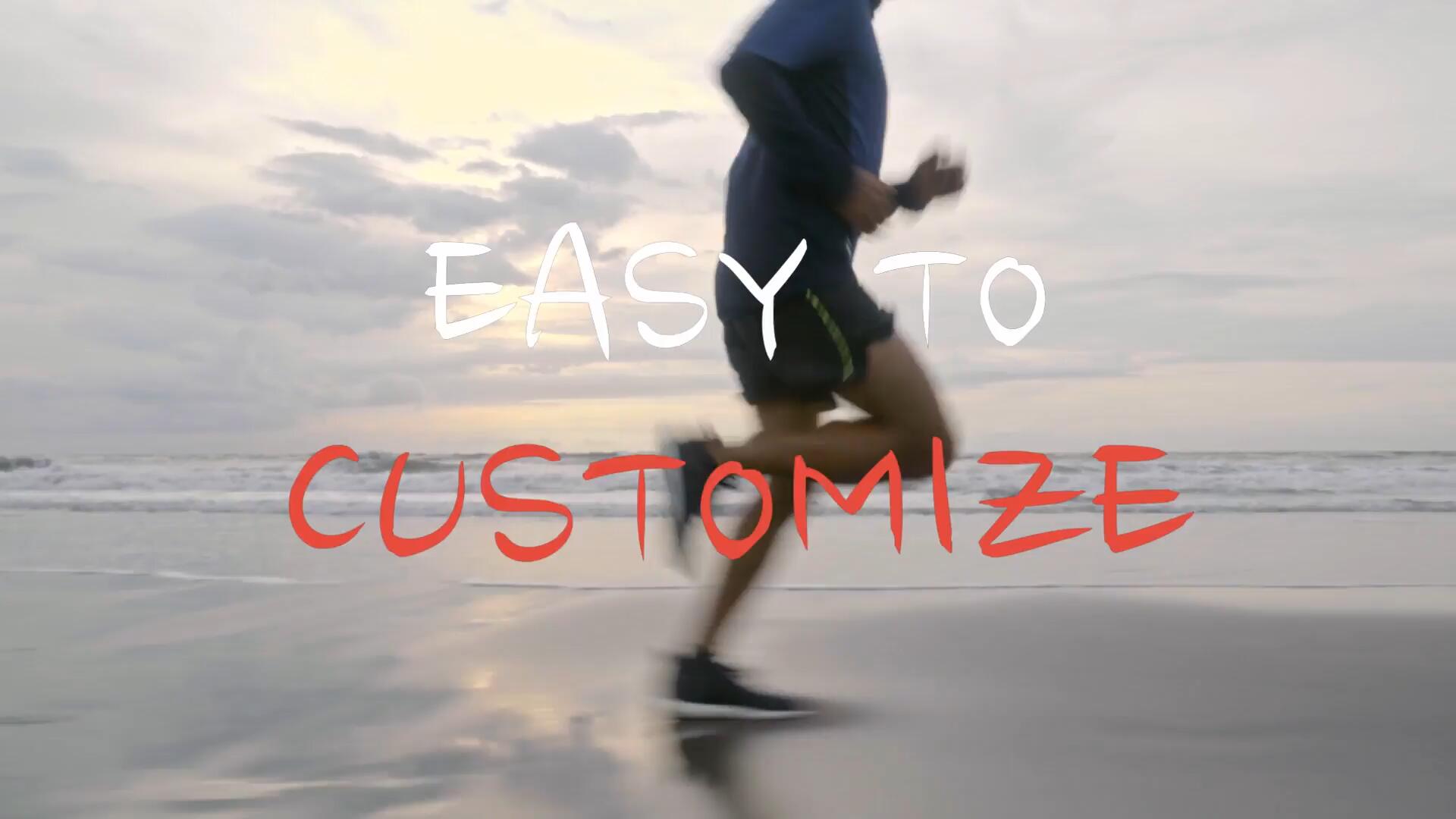 达芬奇模板：城市时尚运动风格快闪节奏感开场片头 , sucaiwan.com