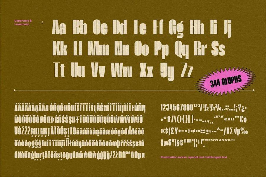 现代复古杂志标识封面专辑包装设计无衬线英文字体安装包 Sansgory 设计素材 sucaiwan.com