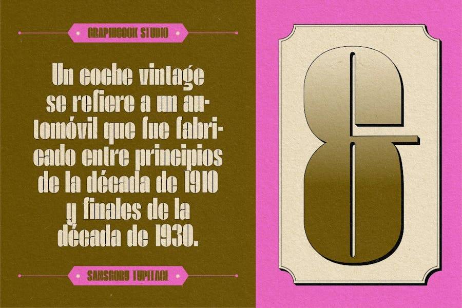 现代复古杂志标识封面专辑包装设计无衬线英文字体安装包 Sansgory 设计素材 sucaiwan.com