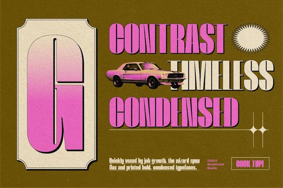 现代复古杂志标识封面专辑包装设计无衬线英文字体安装包 Sansgory 设计素材 sucaiwan.com