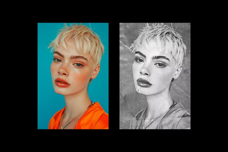 复古老式半色调褶皱照片效果PS修图特效滤镜插件样机模板 Crumpled Halftone Paper Photo Effect 插件预设 第4张-素材湾丨精选海外优质设计素材资源 复古老式半色调褶皱照片效果PS修图特效滤镜插件样机模板 Crumpled Halftone Paper Photo Effect 插件预设 sucaiwan.com