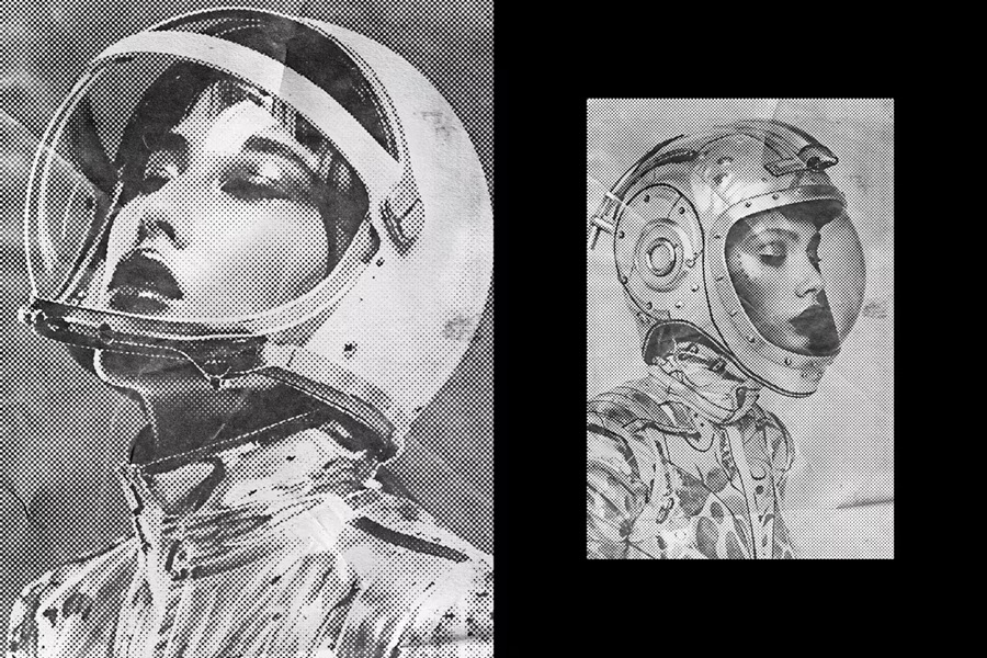 复古老式半色调褶皱照片效果PS修图特效滤镜插件样机模板 Crumpled Halftone Paper Photo Effect 插件预设 第5张-素材湾丨精选海外优质设计素材资源 复古老式半色调褶皱照片效果PS修图特效滤镜插件样机模板 Crumpled Halftone Paper Photo Effect 插件预设 sucaiwan.com