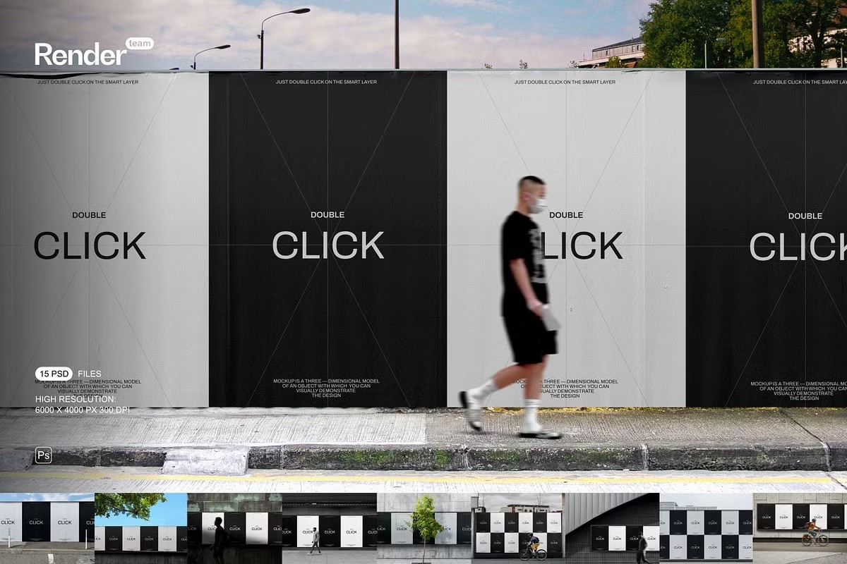 15款时尚都市风城市街头广告牌海报招贴设计展示效果图PS贴图样机模板素材 Advertising Posters Mockup Set 样机素材 第1张-素材湾丨精选海外优质设计素材资源 15款时尚都市风城市街头广告牌海报招贴设计展示效果图PS贴图样机模板素材 Advertising Posters Mockup Set 样机素材 sucaiwan.com