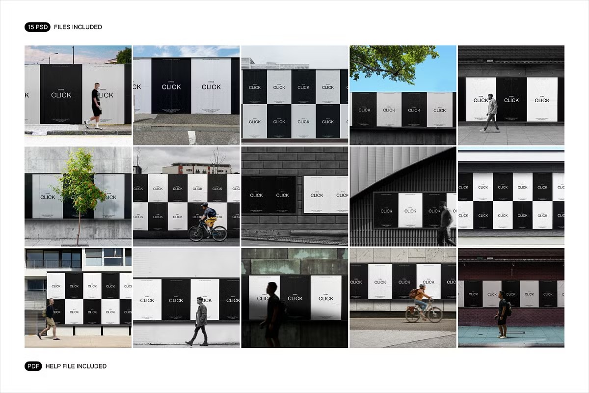 15款时尚都市风城市街头广告牌海报招贴设计展示效果图PS贴图样机模板素材 Advertising Posters Mockup Set 样机素材 第2张-素材湾丨精选海外优质设计素材资源 15款时尚都市风城市街头广告牌海报招贴设计展示效果图PS贴图样机模板素材 Advertising Posters Mockup Set 样机素材 sucaiwan.com