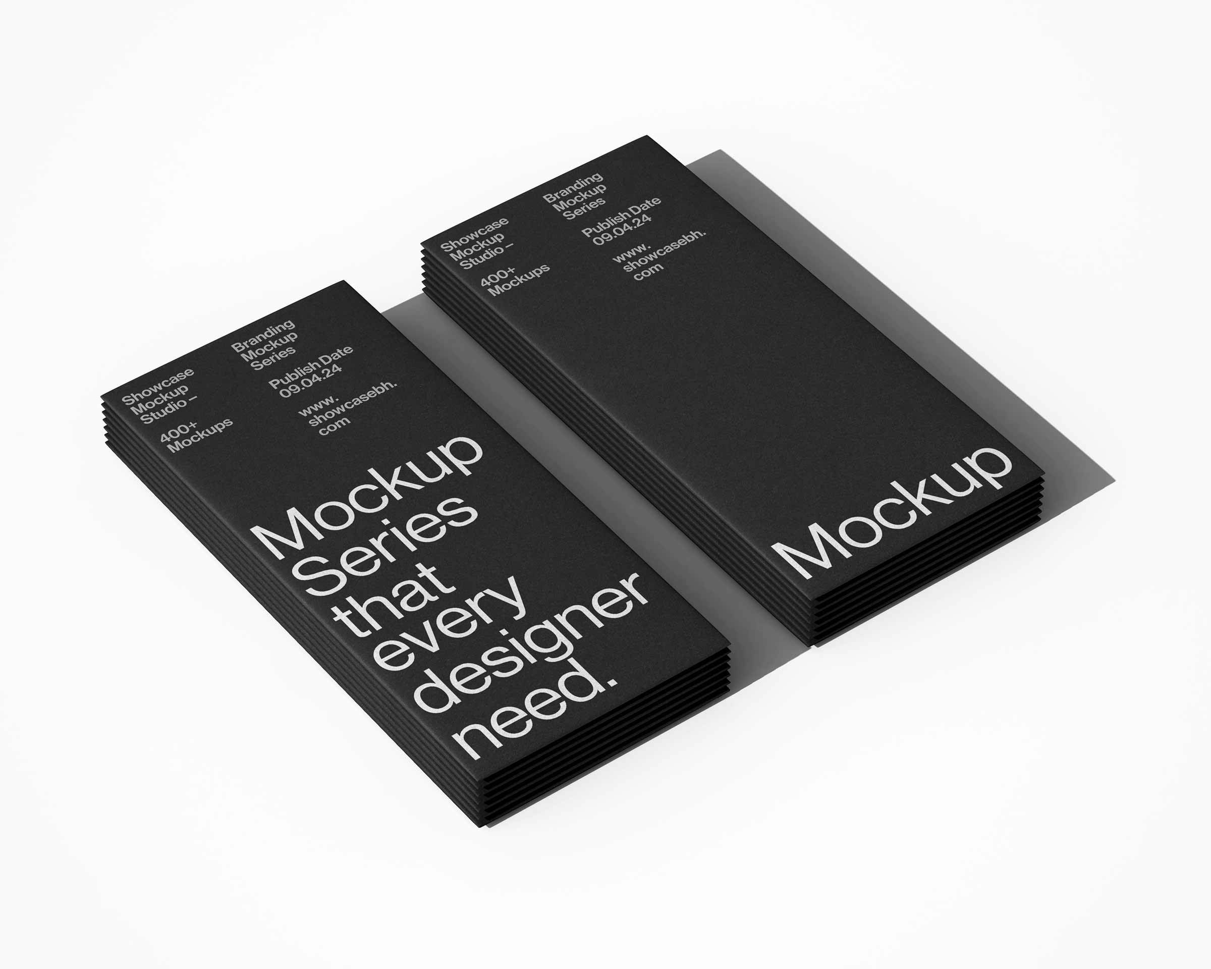 12款高级质感品牌VI设计信封名片海报文件袋展示效果图PS贴图样机模板素材 Black_Branding Mockup Bundle By Showcase Mockups 样机素材 sucaiwan.com