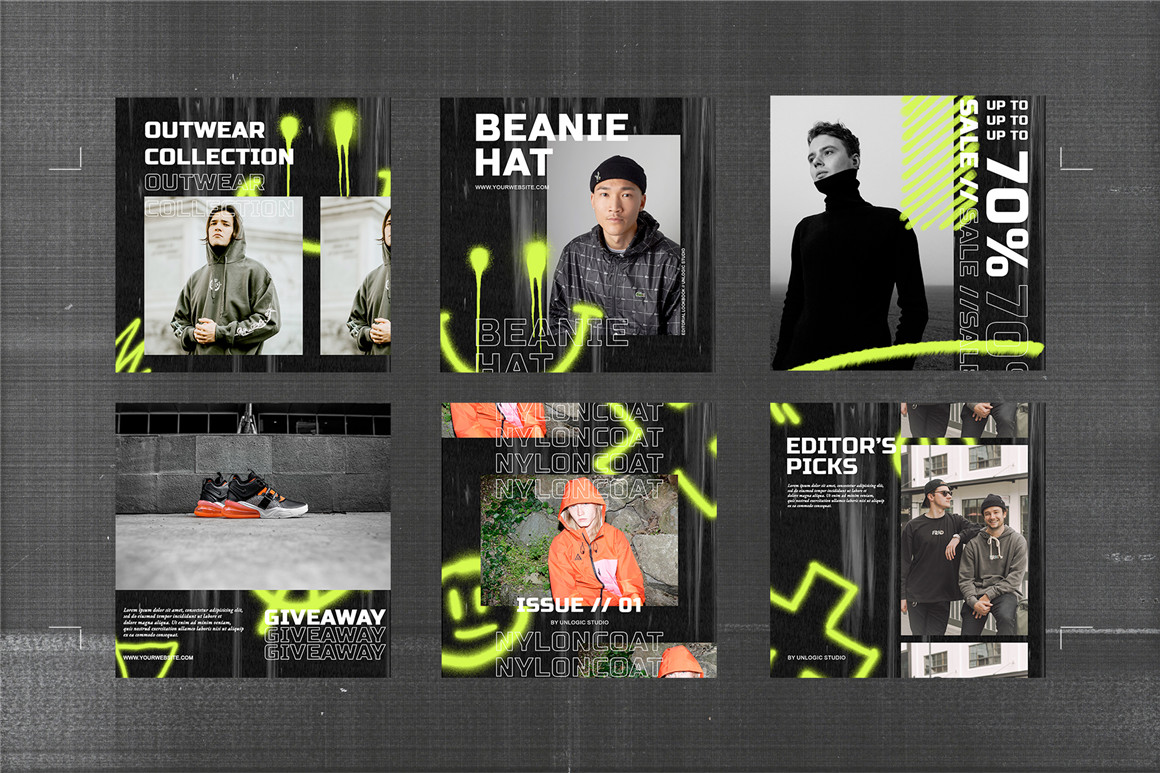 Synthia Beauvais 18个高分辨率艺术嘻哈街头涂鸦酷炫喷雾效果竖屏都市风格海报PSD模板 Urban Jungle Instagram Social Media Pack 图片素材 第5张-素材湾丨精选海外优质设计素材资源 Synthia Beauvais 18个高分辨率艺术嘻哈街头涂鸦酷炫喷雾效果竖屏都市风格海报PSD模板 Urban Jungle Instagram Social Media Pack 图片素材 sucaiwan.com