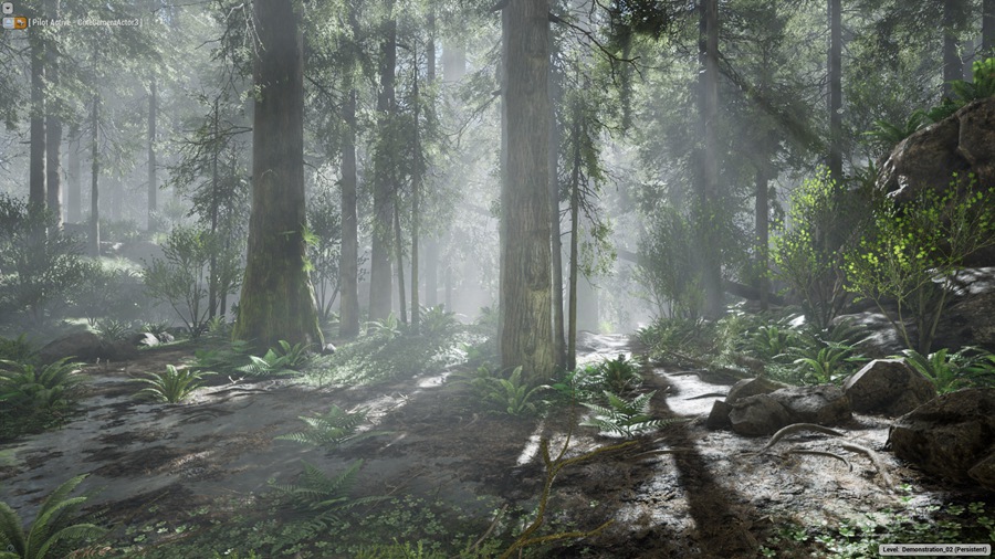 UE素材 虚拟引擎森林草木岩石河流3D模型 Unreal Engine – The Forest v1.5 样机素材 sucaiwan.com