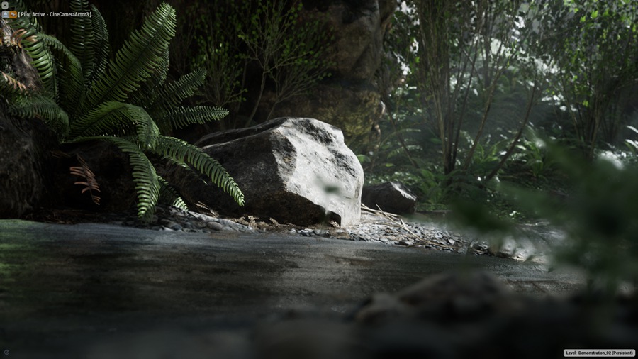 UE素材 虚拟引擎森林草木岩石河流3D模型 Unreal Engine – The Forest v1.5 样机素材 sucaiwan.com