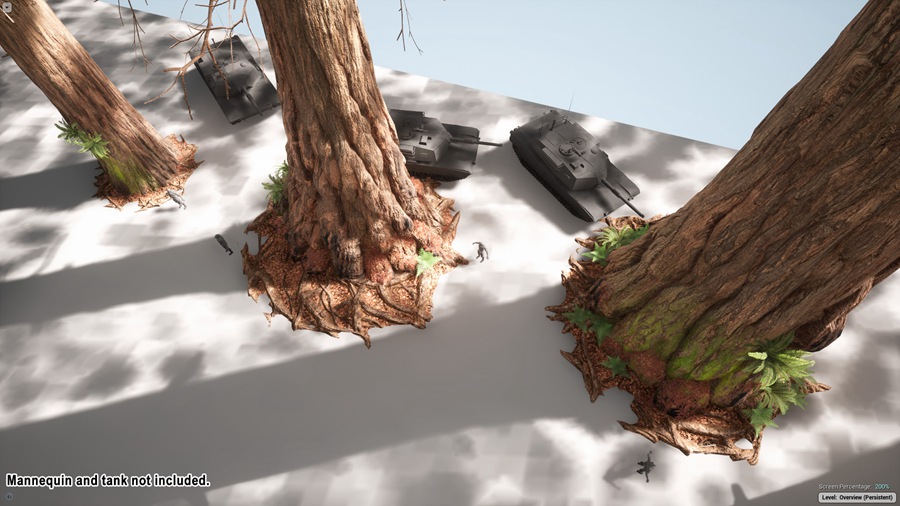 UE素材 虚拟引擎森林草木岩石河流3D模型 Unreal Engine – The Forest v1.5 样机素材 sucaiwan.com