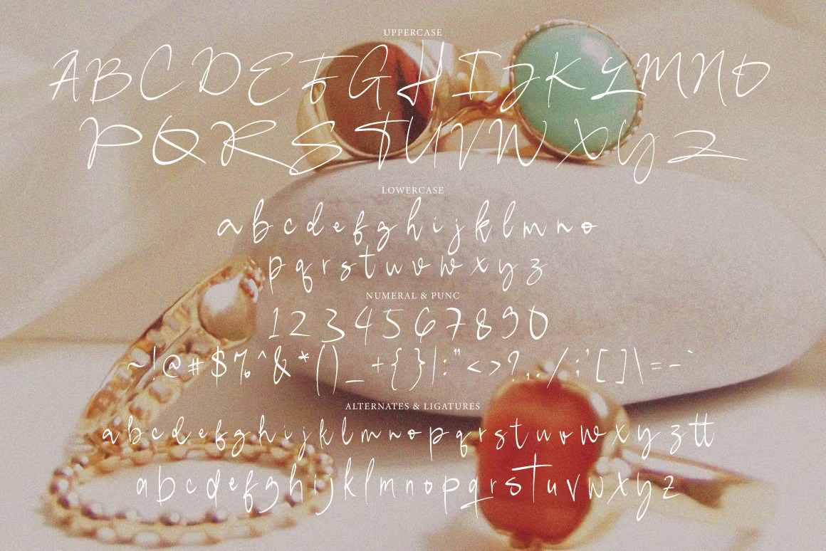 休闲飘逸品牌海报签名设计手写英文字体安装包 Laria Sintia – Casual Signature 设计素材 第4张-素材湾丨精选海外优质设计素材资源 休闲飘逸品牌海报签名设计手写英文字体安装包 Laria Sintia – Casual Signature 设计素材 sucaiwan.com