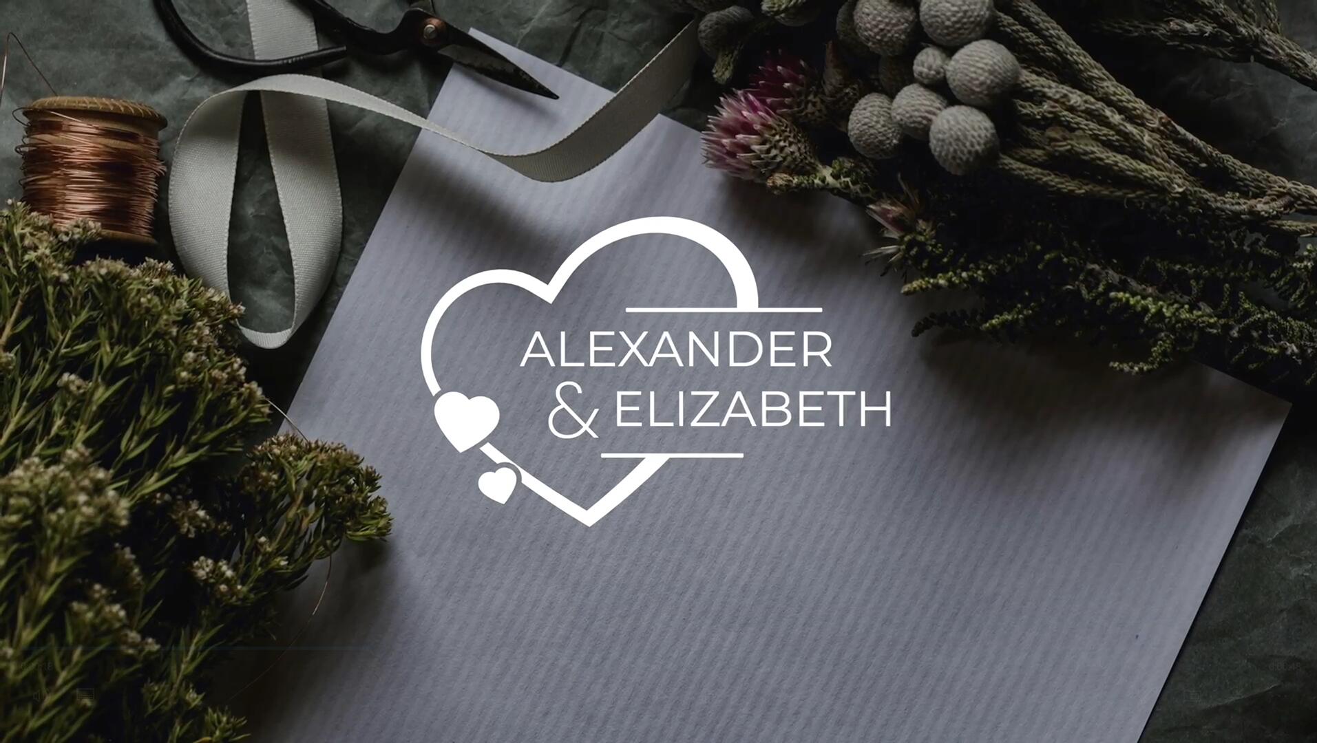 FCPX插件：浪漫婚礼情人节极简爱心形状文字标题 , sucaiwan.com