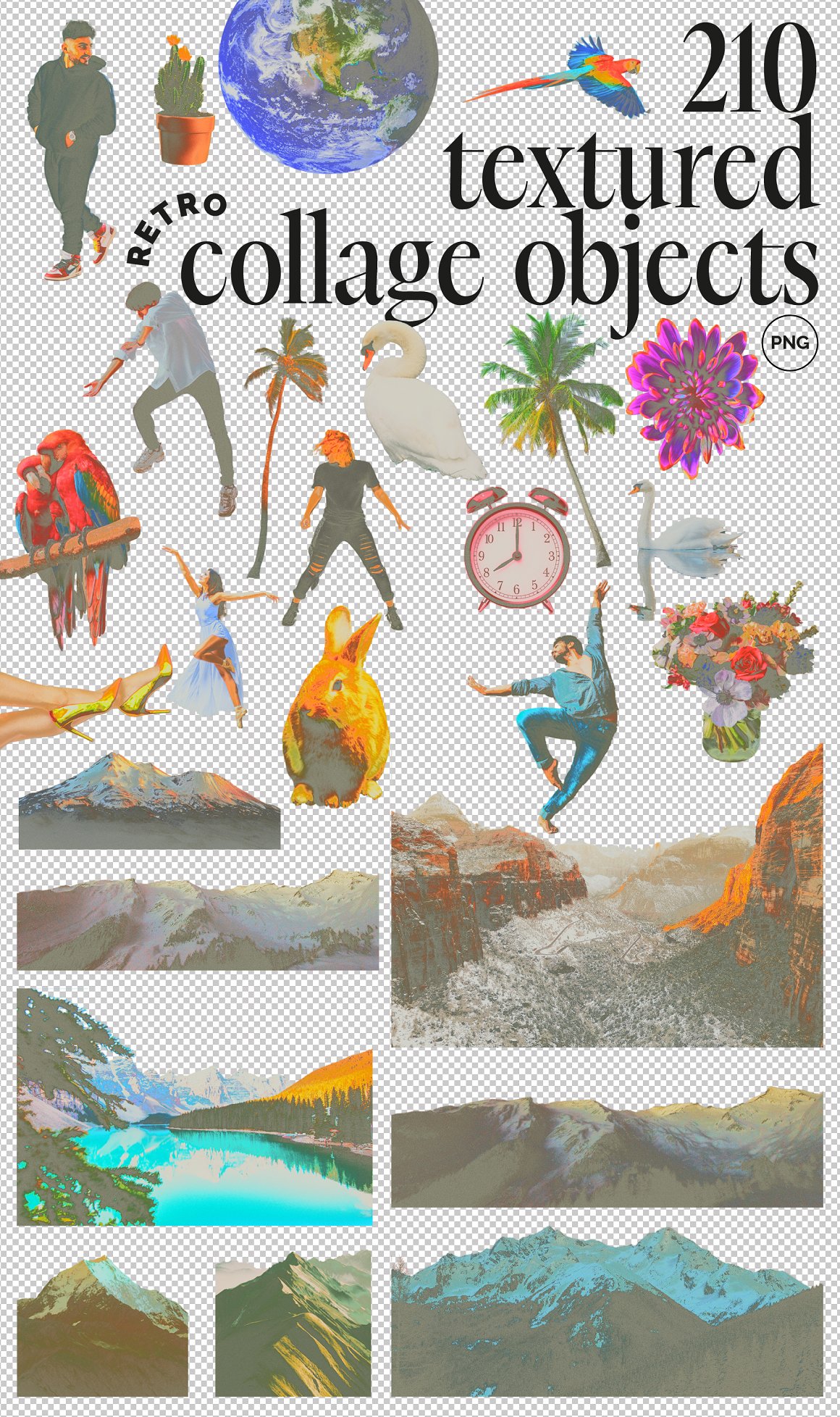 90年代复古酸性半色调手工剪切拼贴艺术字母五官雕塑杂志墨水印刷PNG图片素材 90s Collage Low Ink Kit 图片素材 第5张-素材湾丨精选海外优质设计素材资源 90年代复古酸性半色调手工剪切拼贴艺术字母五官雕塑杂志墨水印刷PNG图片素材 90s Collage Low Ink Kit 图片素材 sucaiwan.com