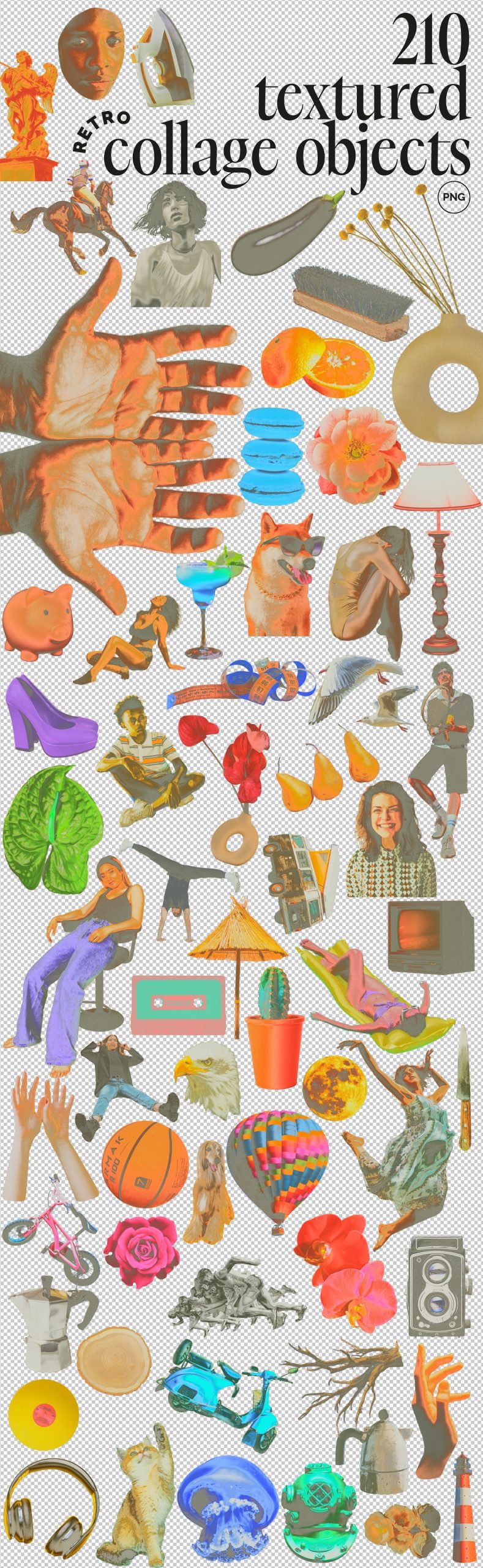 90年代复古酸性半色调手工剪切拼贴艺术字母五官雕塑杂志墨水印刷PNG图片素材 90s Collage Low Ink Kit 图片素材 第7张-素材湾丨精选海外优质设计素材资源 90年代复古酸性半色调手工剪切拼贴艺术字母五官雕塑杂志墨水印刷PNG图片素材 90s Collage Low Ink Kit 图片素材 sucaiwan.com