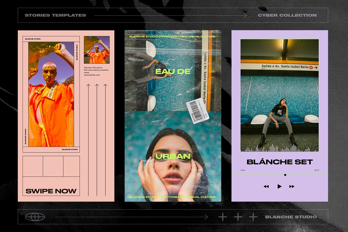 50个赛博朋克未来派科技机能透明塑料海报电商详情公众号推文排版PSD设计模板 CYBERPUNK Instagram Templates 幻灯图表 第10张-素材湾丨精选海外优质设计素材资源 50个赛博朋克未来派科技机能透明塑料海报电商详情公众号推文排版PSD设计模板 CYBERPUNK Instagram Templates 幻灯图表 sucaiwan.com