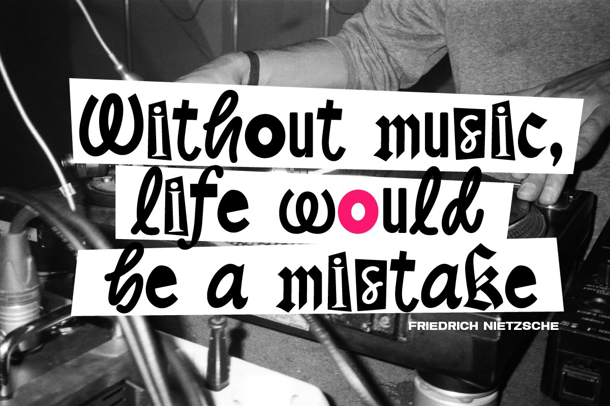 英文字体:复古拼贴艺术抽象实验趣味涂鸦摇滚海报标题手写字体 Sound Distortion 设计素材 第6张-素材湾丨精选海外优质设计素材资源 英文字体:复古拼贴艺术抽象实验趣味涂鸦摇滚海报标题手写字体 Sound Distortion 设计素材 sucaiwan.com