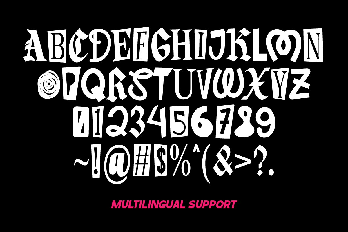 英文字体:复古拼贴艺术抽象实验趣味涂鸦摇滚海报标题手写字体 Sound Distortion 设计素材 第8张-素材湾丨精选海外优质设计素材资源 英文字体:复古拼贴艺术抽象实验趣味涂鸦摇滚海报标题手写字体 Sound Distortion 设计素材 sucaiwan.com