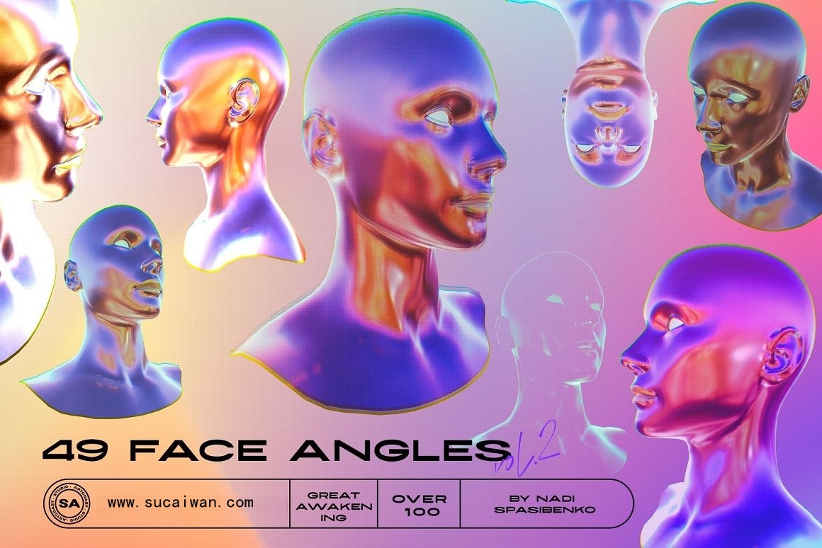 千禧年Y2K未来幻想梦幻立体抽象人物人工智能手臂金属渐变文字免扣PNG设计素材 AWAKENING 3D Objects & Poster 图片素材 第5张-素材湾丨精选海外优质设计素材资源 千禧年Y2K未来幻想梦幻立体抽象人物人工智能手臂金属渐变文字免扣PNG设计素材 AWAKENING 3D Objects & Poster 图片素材 sucaiwan.com