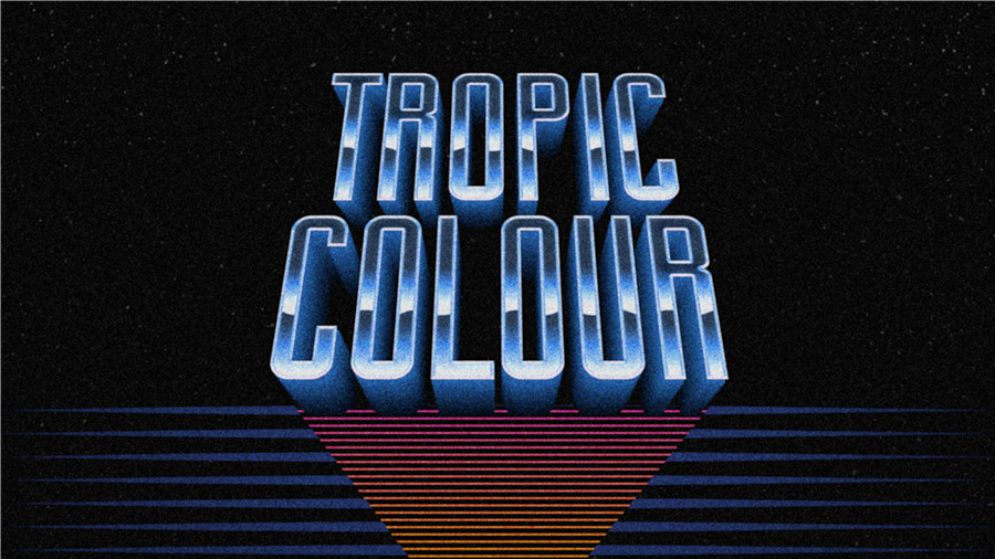 Tropic Colour 80年代复古创意金属渐变3D漫反射排版视觉效果标题AE/PR模板工具包+VHS叠加视频素材 80’S RETRO FILM TITLES 影视音频 第5张-素材湾丨精选海外优质设计素材资源 Tropic Colour 80年代复古创意金属渐变3D漫反射排版视觉效果标题AE/PR模板工具包+VHS叠加视频素材 80’S RETRO FILM TITLES 影视音频 sucaiwan.com