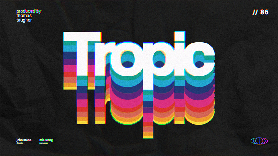 Tropic Colour 80年代复古创意金属渐变3D漫反射排版视觉效果标题AE/PR模板工具包+VHS叠加视频素材 80’S RETRO FILM TITLES 影视音频 第10张-素材湾丨精选海外优质设计素材资源 Tropic Colour 80年代复古创意金属渐变3D漫反射排版视觉效果标题AE/PR模板工具包+VHS叠加视频素材 80’S RETRO FILM TITLES 影视音频 sucaiwan.com