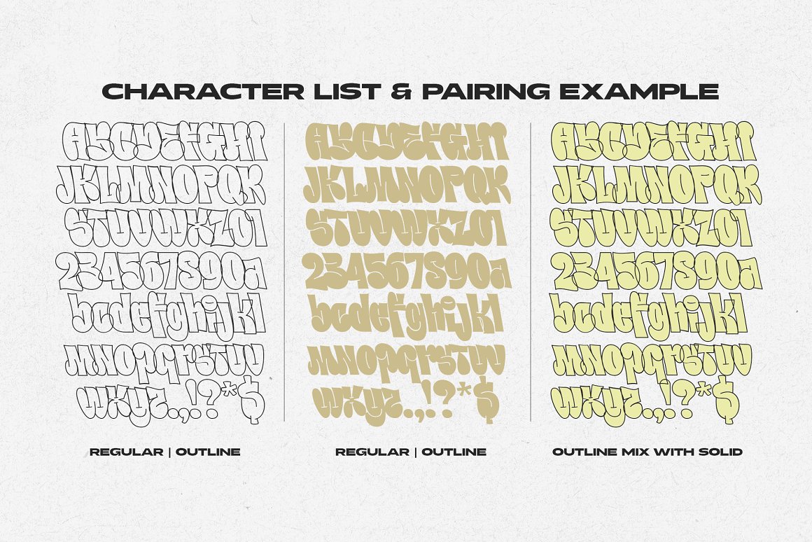 大胆现代艺术泡泡涂鸦复古抽象海报标题logo徽标手写气泡胖乎乎英文字体 Beardvans – Modern Bubble / Balloon Graffiti Font 设计素材 第11张-素材湾丨精选海外优质设计素材资源 大胆现代艺术泡泡涂鸦复古抽象海报标题logo徽标手写气泡胖乎乎英文字体 Beardvans – Modern Bubble / Balloon Graffiti Font 设计素材 sucaiwan.com