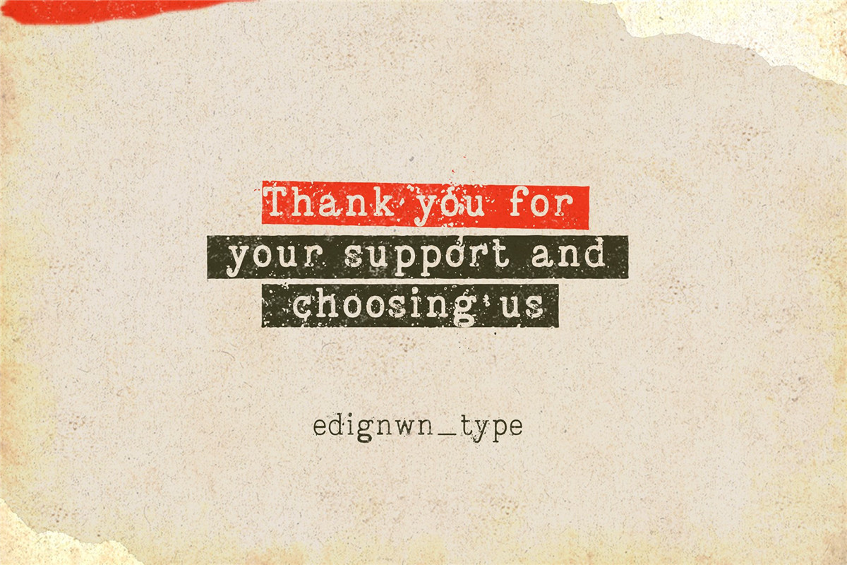 英文字体:复古老式喷墨打字机效果Logo标题衬线英文字体素材 Bygonest – Old Typewriter Font , 第9张-素材湾丨精选海外优质设计素材资源 英文字体:复古老式喷墨打字机效果Logo标题衬线英文字体素材 Bygonest – Old Typewriter Font , sucaiwan.com