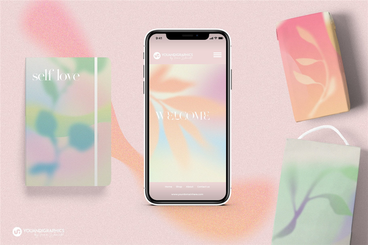 复古迷幻彩弥散光渐变未来科技科技光晕抽象模糊植物噪点背景肌理包 Colorful Grainy Gradient Backgrounds , 第6张-素材湾丨精选海外优质设计素材资源 复古迷幻彩弥散光渐变未来科技科技光晕抽象模糊植物噪点背景肌理包 Colorful Grainy Gradient Backgrounds , sucaiwan.com