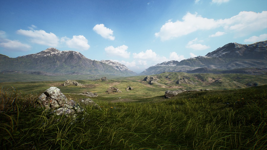UE素材 虚拟引擎草原草甸山地地形3D模型 Unreal Engine – Brushify – Grasslands Pack 样机素材 第1张-素材湾丨精选海外优质设计素材资源 UE素材 虚拟引擎草原草甸山地地形3D模型 Unreal Engine – Brushify – Grasslands Pack 样机素材 sucaiwan.com