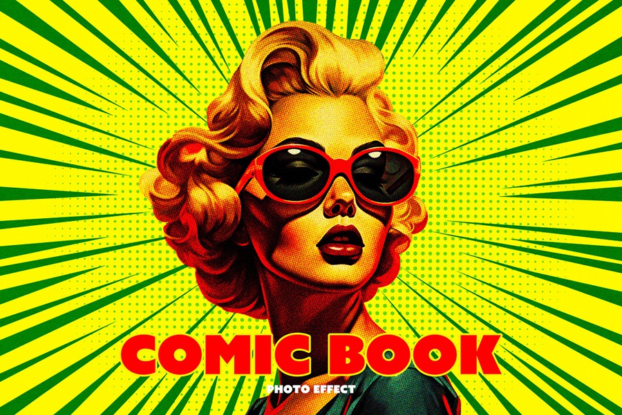 复古POP波普艺术Riso印刷半色调照片效果PS特效样机模板素材 Pop Art Comic Photo Effect 插件预设 第1张-素材湾丨精选海外优质设计素材资源 复古POP波普艺术Riso印刷半色调照片效果PS特效样机模板素材 Pop Art Comic Photo Effect 插件预设 sucaiwan.com