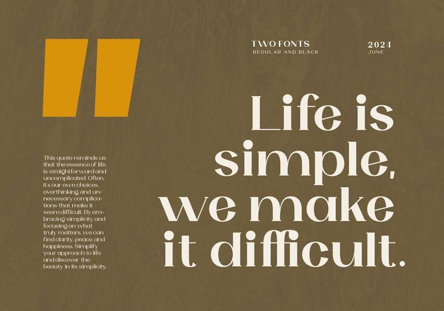 时尚复古杂志品牌服装设计衬线英文字体安装包 Loreda 设计素材 第8张-素材湾丨精选海外优质设计素材资源 时尚复古杂志品牌服装设计衬线英文字体安装包 Loreda 设计素材 sucaiwan.com