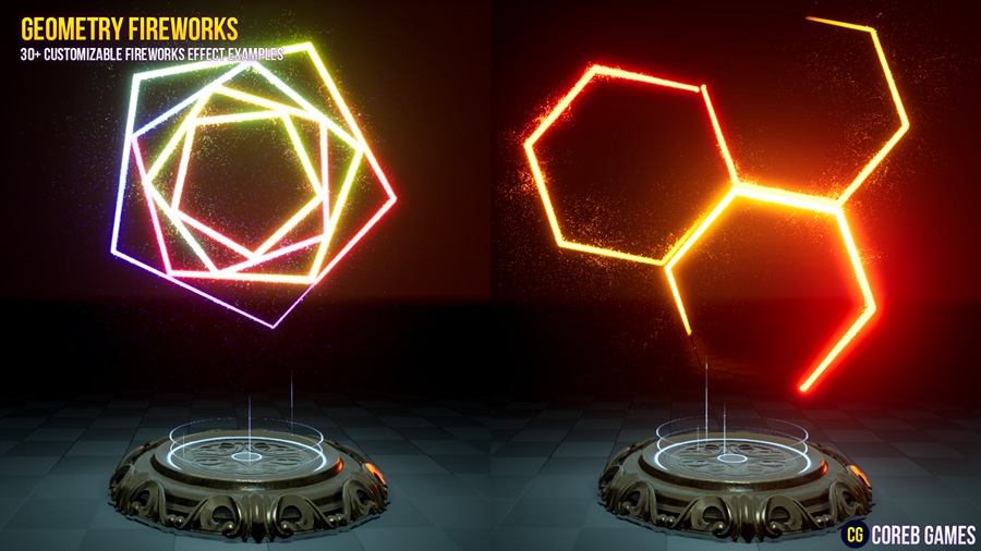 UE素材 火焰能量几何烟花粒子运动模拟视觉特效预设包素材 Geometry Fireworks VFX Pack 样机素材 第1张-素材湾丨精选海外优质设计素材资源 UE素材 火焰能量几何烟花粒子运动模拟视觉特效预设包素材 Geometry Fireworks VFX Pack 样机素材 sucaiwan.com