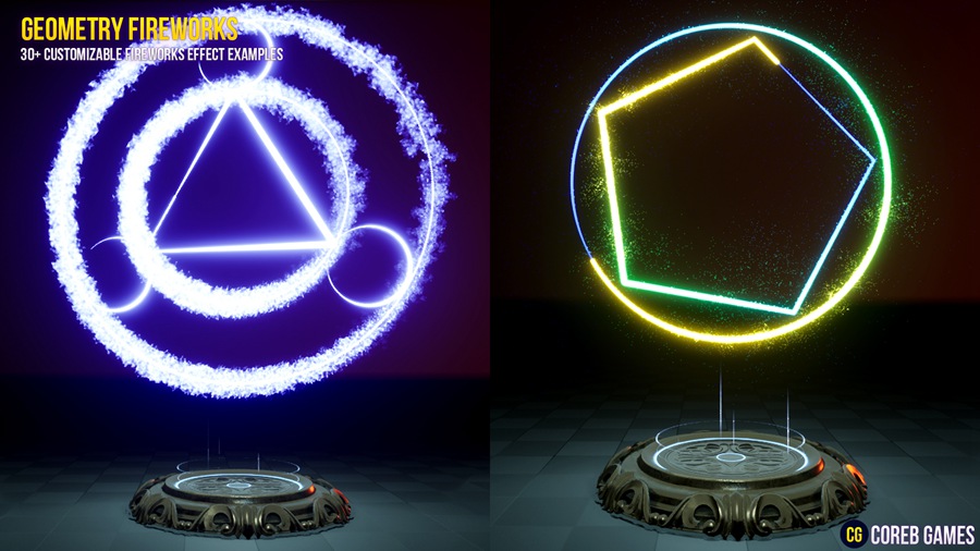 UE素材 火焰能量几何烟花粒子运动模拟视觉特效预设包素材 Geometry Fireworks VFX Pack 样机素材 第3张-素材湾丨精选海外优质设计素材资源 UE素材 火焰能量几何烟花粒子运动模拟视觉特效预设包素材 Geometry Fireworks VFX Pack 样机素材 sucaiwan.com