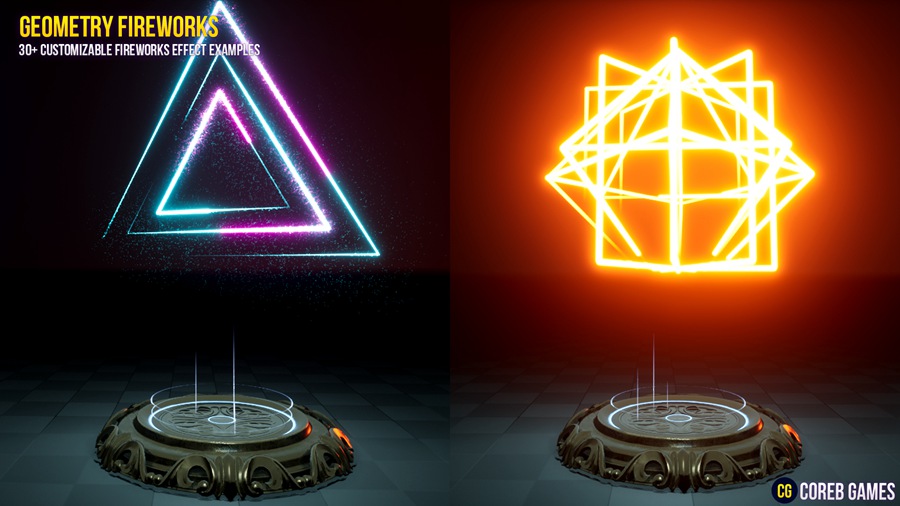 UE素材 火焰能量几何烟花粒子运动模拟视觉特效预设包素材 Geometry Fireworks VFX Pack 样机素材 第5张-素材湾丨精选海外优质设计素材资源 UE素材 火焰能量几何烟花粒子运动模拟视觉特效预设包素材 Geometry Fireworks VFX Pack 样机素材 sucaiwan.com