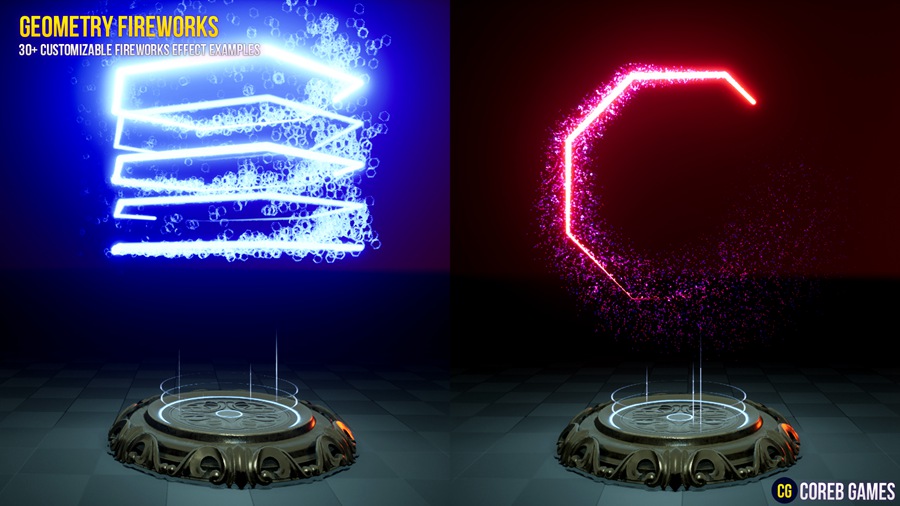 UE素材 火焰能量几何烟花粒子运动模拟视觉特效预设包素材 Geometry Fireworks VFX Pack 样机素材 第6张-素材湾丨精选海外优质设计素材资源 UE素材 火焰能量几何烟花粒子运动模拟视觉特效预设包素材 Geometry Fireworks VFX Pack 样机素材 sucaiwan.com