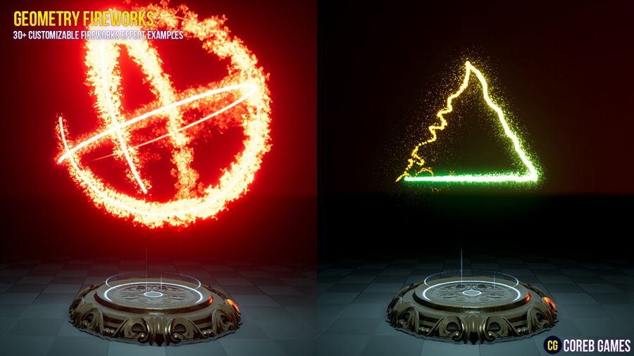 UE素材 火焰能量几何烟花粒子运动模拟视觉特效预设包素材 Geometry Fireworks VFX Pack 样机素材 第7张-素材湾丨精选海外优质设计素材资源 UE素材 火焰能量几何烟花粒子运动模拟视觉特效预设包素材 Geometry Fireworks VFX Pack 样机素材 sucaiwan.com