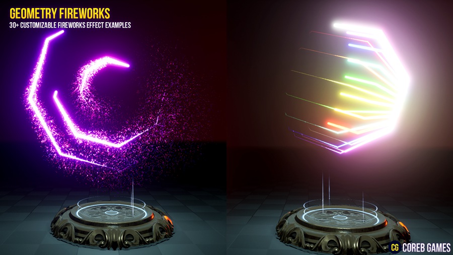 UE素材 火焰能量几何烟花粒子运动模拟视觉特效预设包素材 Geometry Fireworks VFX Pack 样机素材 第9张-素材湾丨精选海外优质设计素材资源 UE素材 火焰能量几何烟花粒子运动模拟视觉特效预设包素材 Geometry Fireworks VFX Pack 样机素材 sucaiwan.com