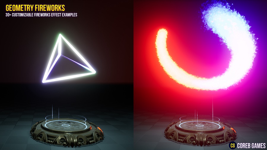 UE素材 火焰能量几何烟花粒子运动模拟视觉特效预设包素材 Geometry Fireworks VFX Pack 样机素材 第10张-素材湾丨精选海外优质设计素材资源 UE素材 火焰能量几何烟花粒子运动模拟视觉特效预设包素材 Geometry Fireworks VFX Pack 样机素材 sucaiwan.com