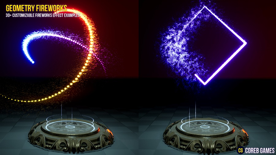 UE素材 火焰能量几何烟花粒子运动模拟视觉特效预设包素材 Geometry Fireworks VFX Pack 样机素材 第13张-素材湾丨精选海外优质设计素材资源 UE素材 火焰能量几何烟花粒子运动模拟视觉特效预设包素材 Geometry Fireworks VFX Pack 样机素材 sucaiwan.com
