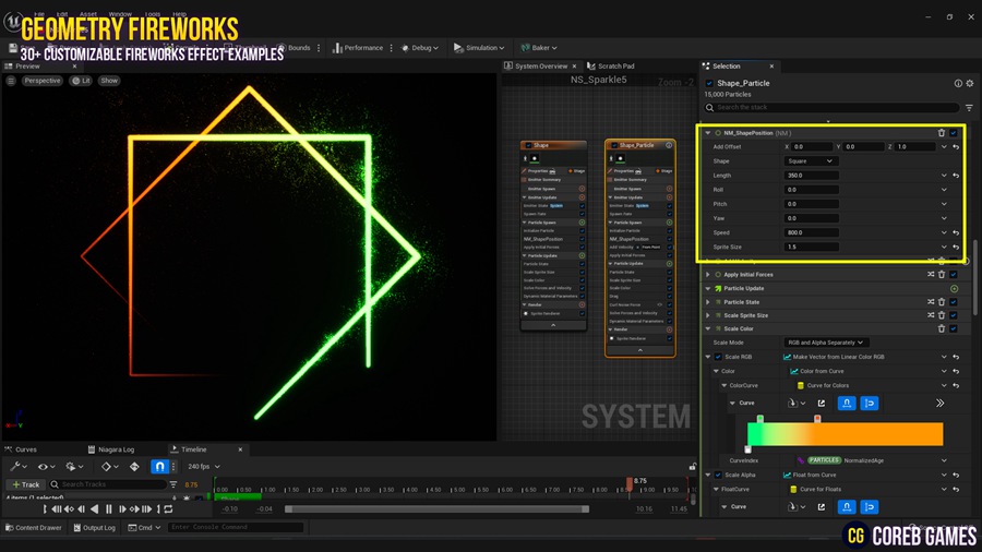 UE素材 火焰能量几何烟花粒子运动模拟视觉特效预设包素材 Geometry Fireworks VFX Pack 样机素材 第15张-素材湾丨精选海外优质设计素材资源 UE素材 火焰能量几何烟花粒子运动模拟视觉特效预设包素材 Geometry Fireworks VFX Pack 样机素材 sucaiwan.com